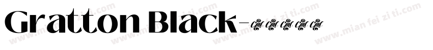 Gratton Black字体转换
